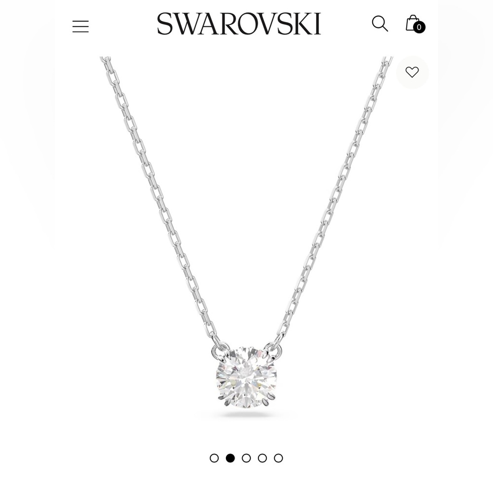 Swarovski Round Cut Pendant